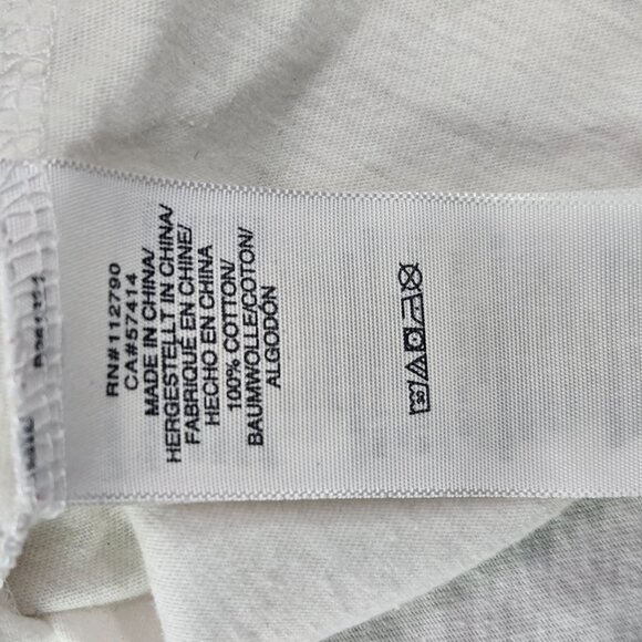 True Religion Men Shirt M White‎ Graphic Skull Tour Short Sleeve Logo Cotton Tee - Picture 7 of 8